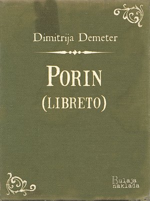 cover image of Porin (libreto)